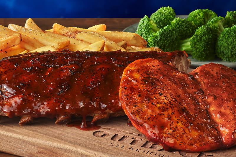 Drovers Ribs and Chicken Platter
